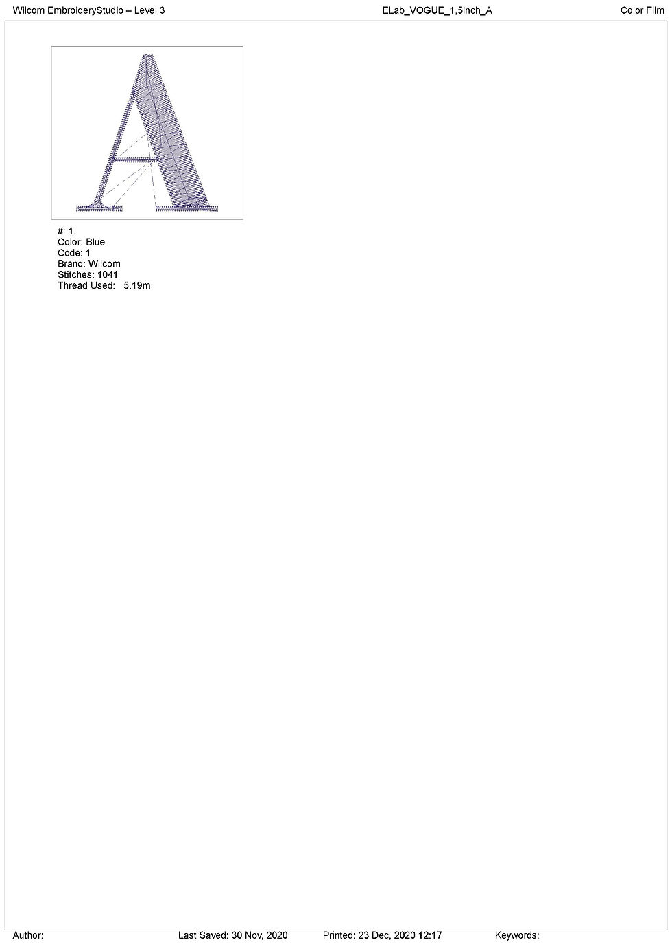 Thumbnail: Vogue Embroidery Font. BX+10 Formats. Machine Embroidery Alphabe