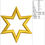 Thumbnail: Star Applique Design. Machine Embroidery Design