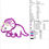 Thumbnail: Triceratops Appliqué. Machine Embroidery Applique Design.