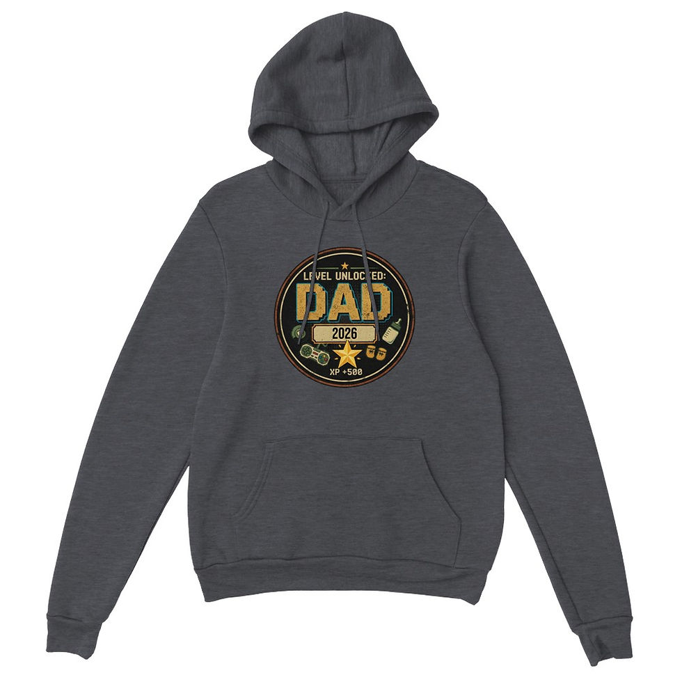 Thumbnail: 'Level DAD Unlocked' Pullover Hoodie