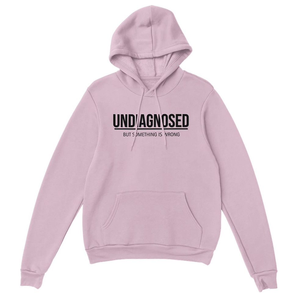 Thumbnail: 'Undiagnosed But Something Is Wrong' Hoodie