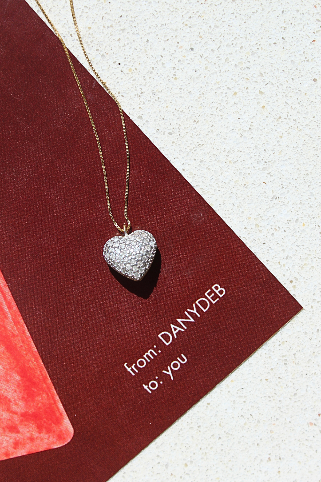 Gargantilha Coração de Brilhantes