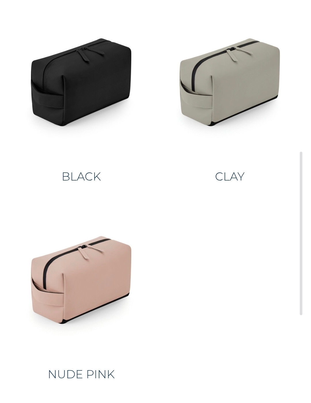 Matt PU Accessory Bag