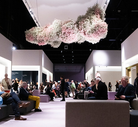 TEFAF Maastricht people watching art.
