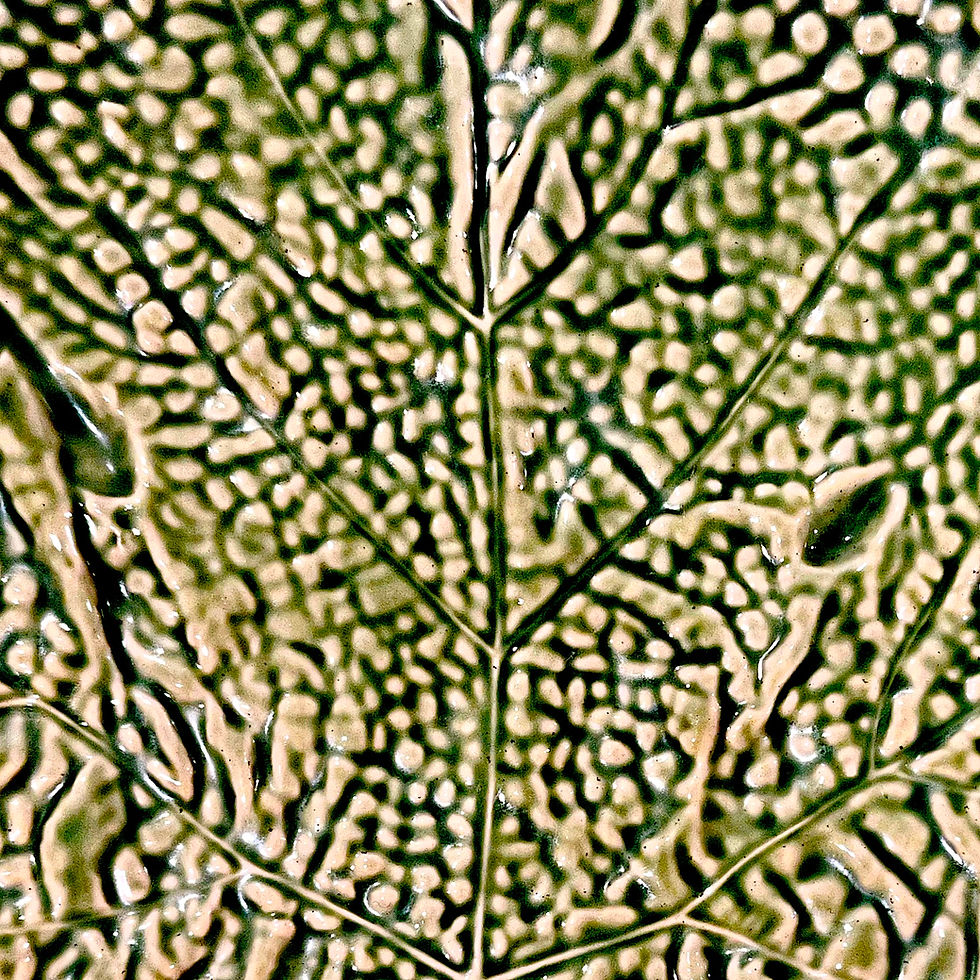 Thumbnail: SOLD: Vintage Bordallo Pinheiro Leaf Platter