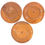 Thumbnail: 1960's Hand-Painted Red Ware Dinner Plates - Stangl Orchard Song- Set Six