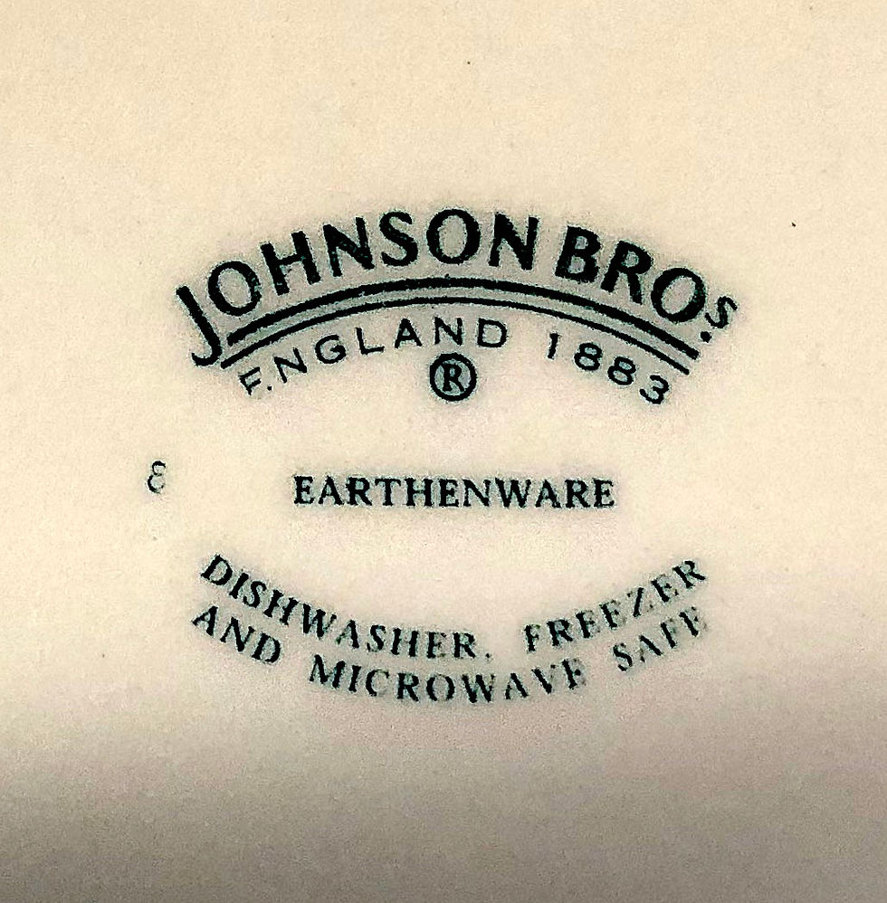 Thumbnail: SOLD: 1970s Johnson Brothers Indies Red Transferware Salad Plates - Set of 7