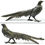 Thumbnail: Mid-20th Century Italian Cast Silvered Metal Pheasants - Set of 4