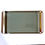 Thumbnail: Mid Century Modern Italian Brass & Smoke Glass Tray by M B - Medium