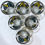 Thumbnail: MCM Georges Briard "Spades" Double Shot Old Fashioned Glasses - Set of Five
