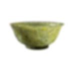 Antique Chinese Carved Spinach Jade Bowl