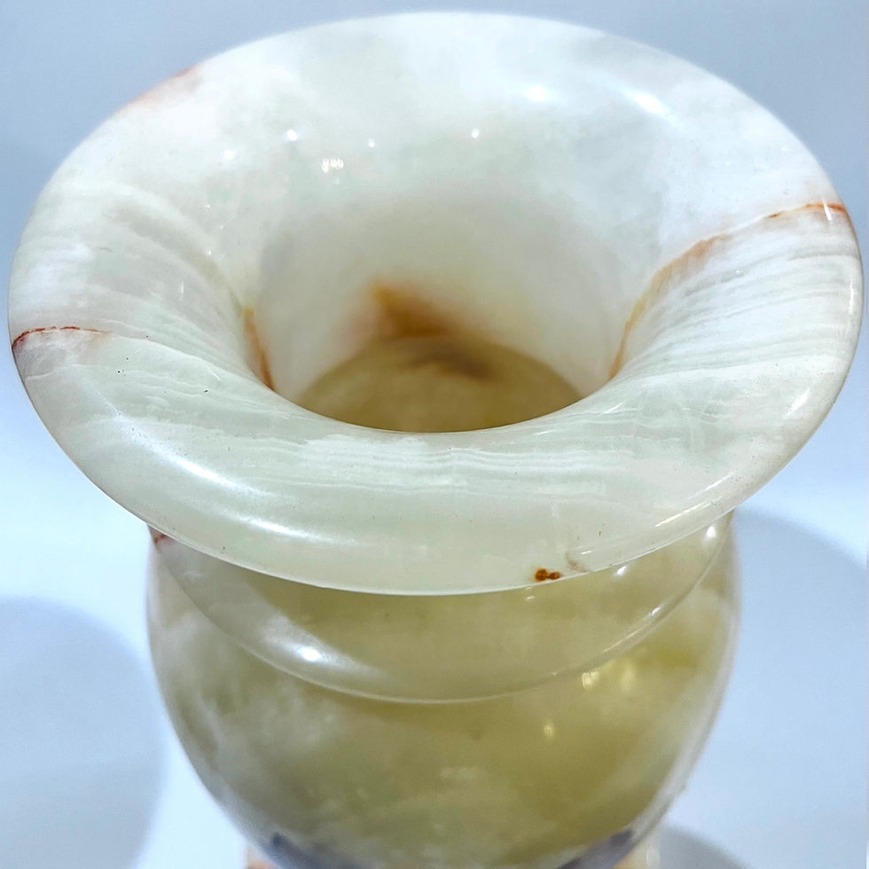 Thumbnail: Vintage Onyx Urns in Presentation Boxes - PAIR