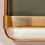 Thumbnail: Mid Century Modern Italian Brass & Smoke Glass Tray by M B - Large