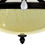 Thumbnail: "Roma" Crystal Embellished Bronze Semi-Flush Light by Corbett Lighting