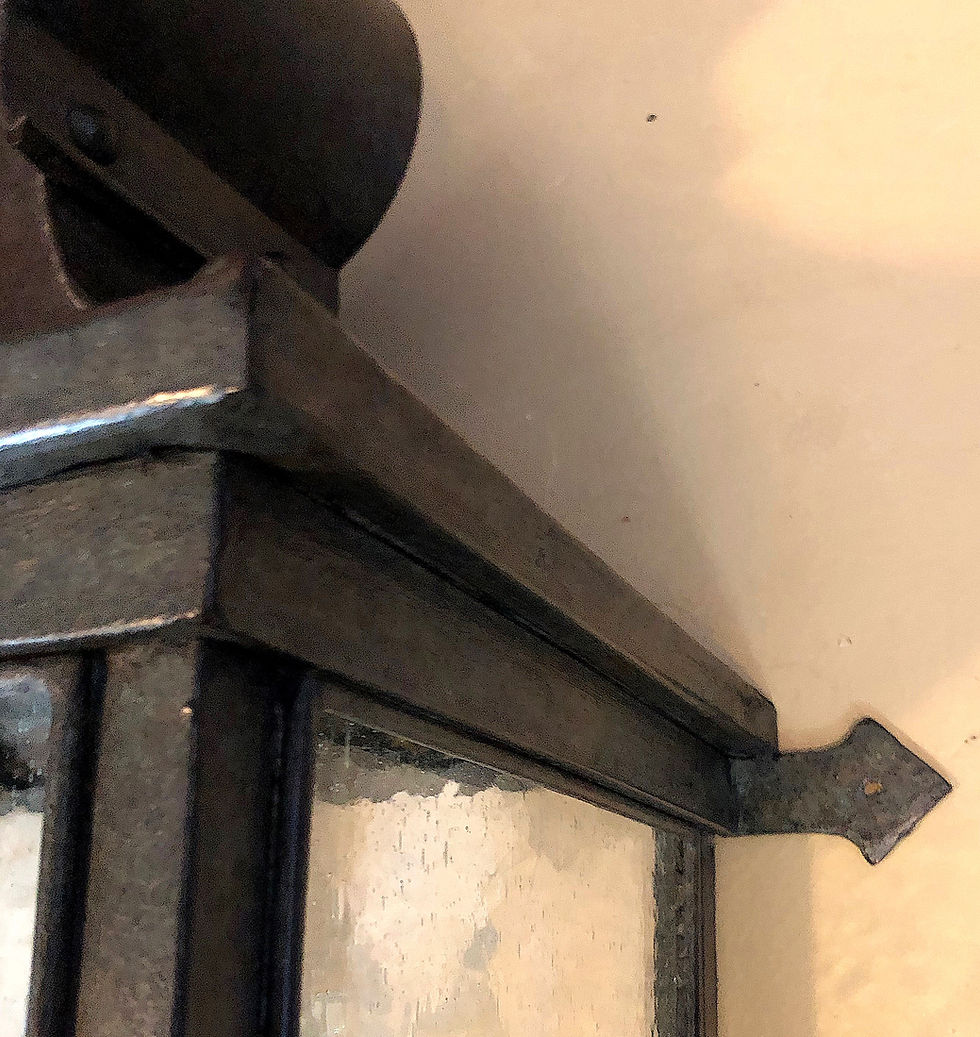 Thumbnail: SOLD: Dennis & Leen 32" Carriage Wall Lantern - Pair