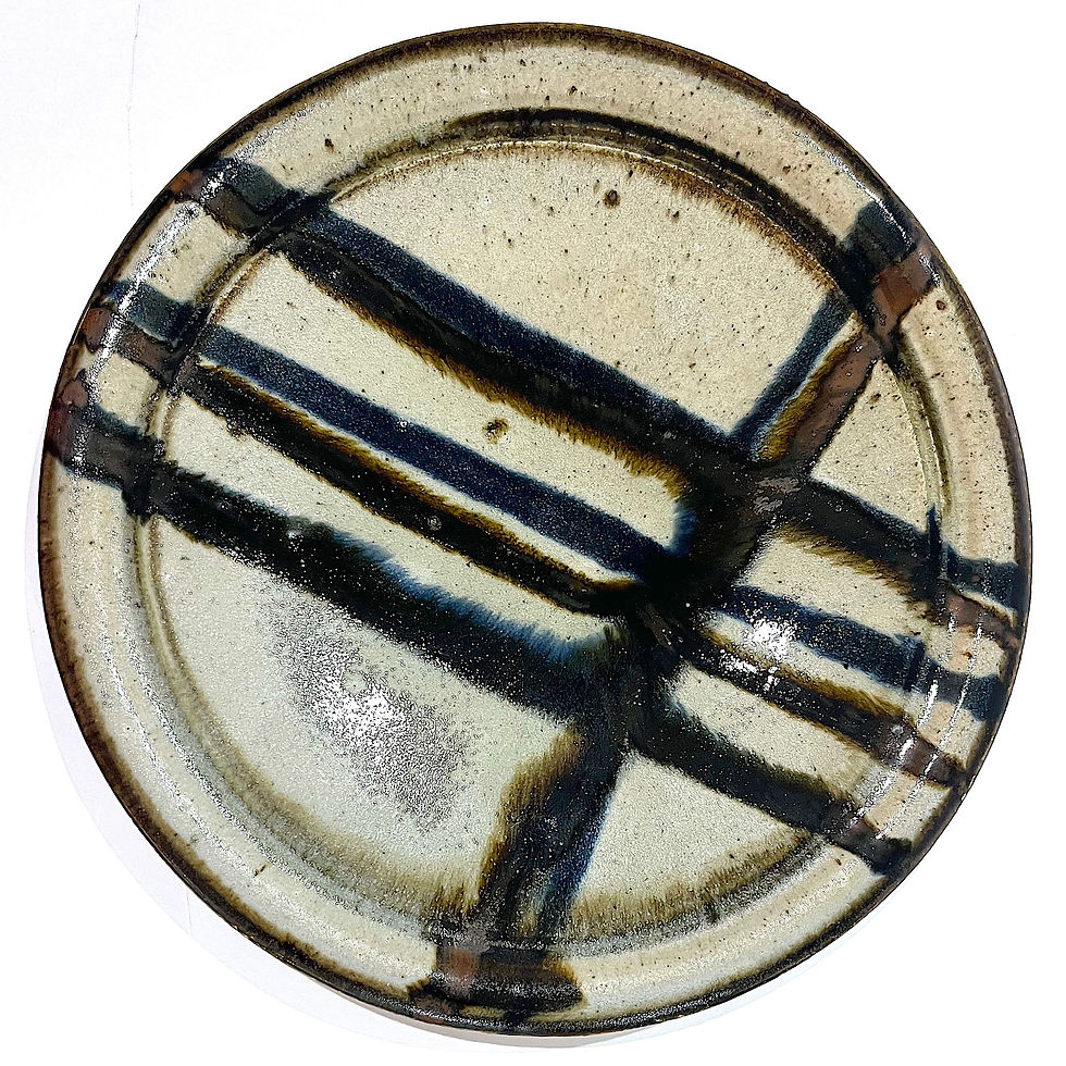 Thumbnail: 1960's Eric Norstad Studio Pottery Mingei Charger/Dinner Plate