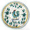 Thumbnail: SOLD: Vintage Deruta Italian Pottery Green Rooster Large Cup/Saucer Set- 4 Pcs