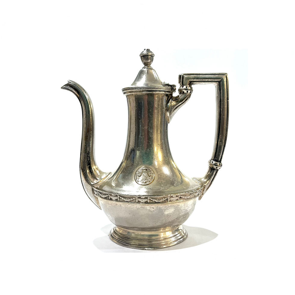 Early 20th Century Hotel Silver Individual Teapot - Hotel Stadler