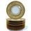Thumbnail: 1920's Gold Encrusted "Edgerton" Service Plates by Heinrich & Co - Set of 12