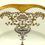 Thumbnail: 1940's Gold Encrusted Medallion Service Plate Pair by H & C Schlaggenwald