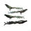 Thumbnail: Mid-20th Century Cast Silvered Metal Pheasants - Set of 4