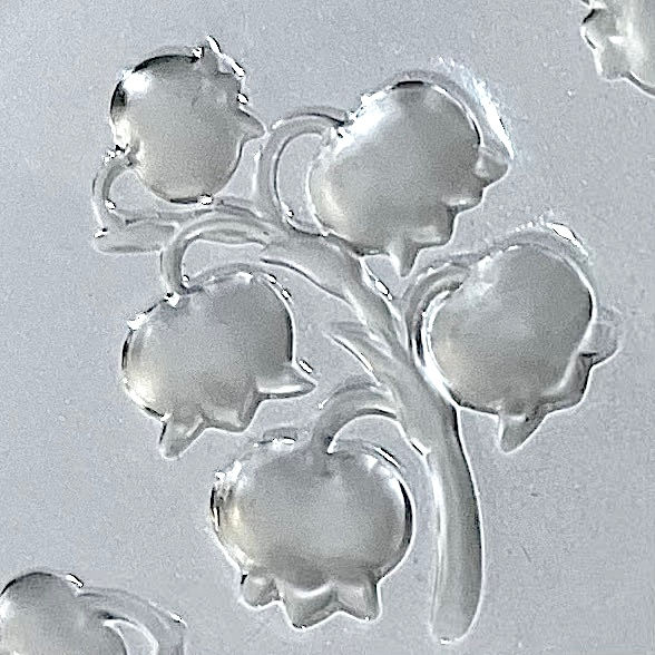 Thumbnail: SOLD: Lalique "Muguet" Lily of the Valley Crystal Plate