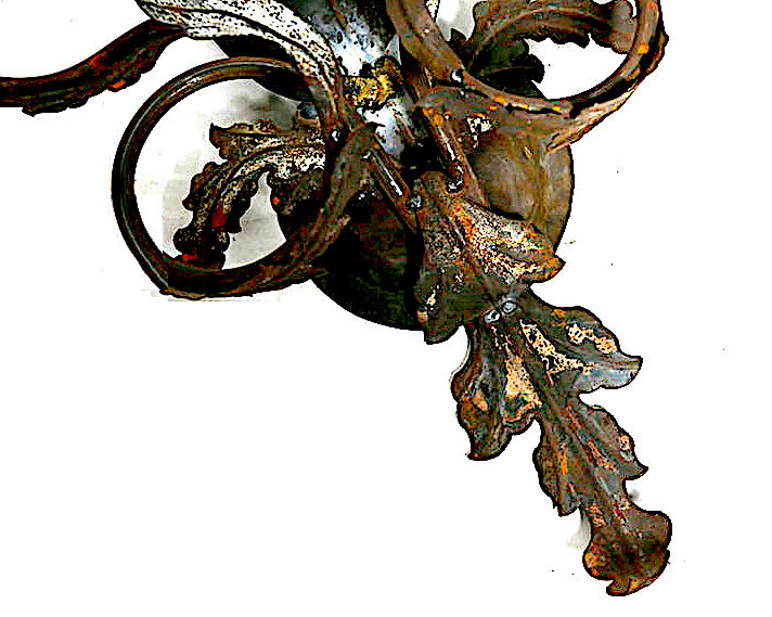 Thumbnail: SOLD: Florentine Tole Metal Sconces - PAIR