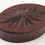 Thumbnail: SOLD: Oval Leather Trinket Box
