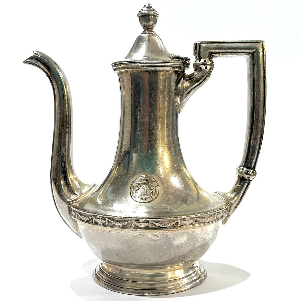 Early 20th Century Hotel Silver Individual Teapot - Hotel Stadler