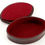 Thumbnail: SOLD: Oval Leather Trinket Box