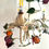 Thumbnail: SOLD: Vintage Italian Tole Rosebud Chandelier - 5 Arms