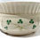 Thumbnail: SOLD: Belleek Ireland Nadine Fruit Bowl Hand-Painted With Shamrocks