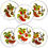 Thumbnail: 1960's Hand-Painted Red Ware Dinner Plates - Stangl Orchard Song- Set Six