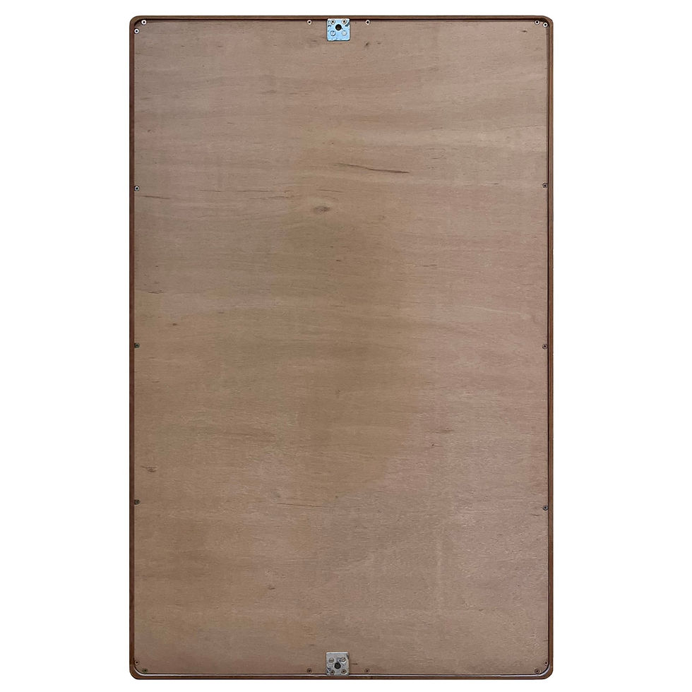 Thumbnail: 1970's Danish Modern Large Teak Wall Mirror by D-Span