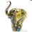 Thumbnail: 1960's Murano Millefiori "Golden Quilt" Glass Elephant