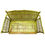 Thumbnail: SOLD: Vintage Citron Green Chinoiserie Split Bamboo Settee
