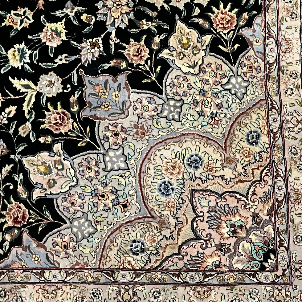 Thumbnail: SOLD: Persian Isafan Palace-Sized Isfahan Rug - 9' 7" x 14'