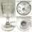 Thumbnail: 1870's E. A. P. G.. Flint Glass "Grape and Magnet" Water Goblets - Set of 4