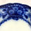 Thumbnail: Late 19th Century Wood & Son Flow Blue Seville Ironstone Dinner Plate