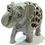 Thumbnail: Vintage Hand-Carved Soapstone "Jali" Elephant With Baby