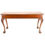 Thumbnail: Early 20th Century Chippendale Console Table - Hand-Carved Solid Honey Mahogany