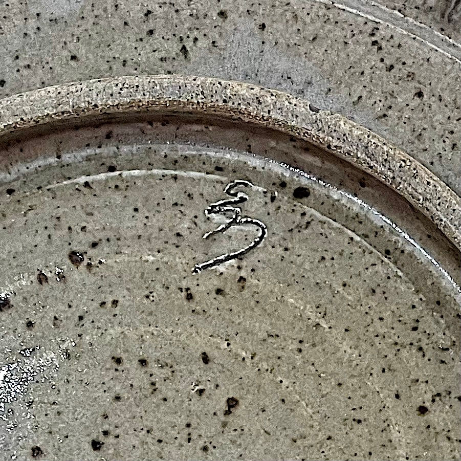 Thumbnail: 1960's Eric Norstad Studio Pottery Mingei Charger/Dinner Plate