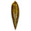 Thumbnail: SOLD: Vintage Solid Cast Brass Butterfly Bush Leaf Dish, 1948
