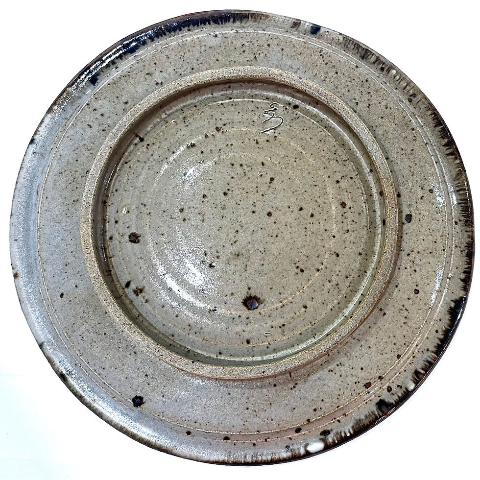 Thumbnail: 1960's Eric Norstad Studio Pottery Mingei Charger/Dinner Plate