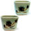 Thumbnail: Mid Century Modern Porcelain Cachepot Pair by F. Joseph Von Tury