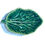 Thumbnail: 1990s Bordallo Pinheiro Green Cabbage Ware Leaf Trinket Dish - Side 1
