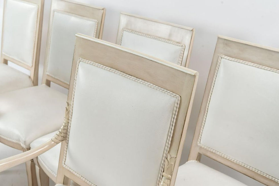 Thumbnail: SOLD! French Dauphin Chairs - Set of Six