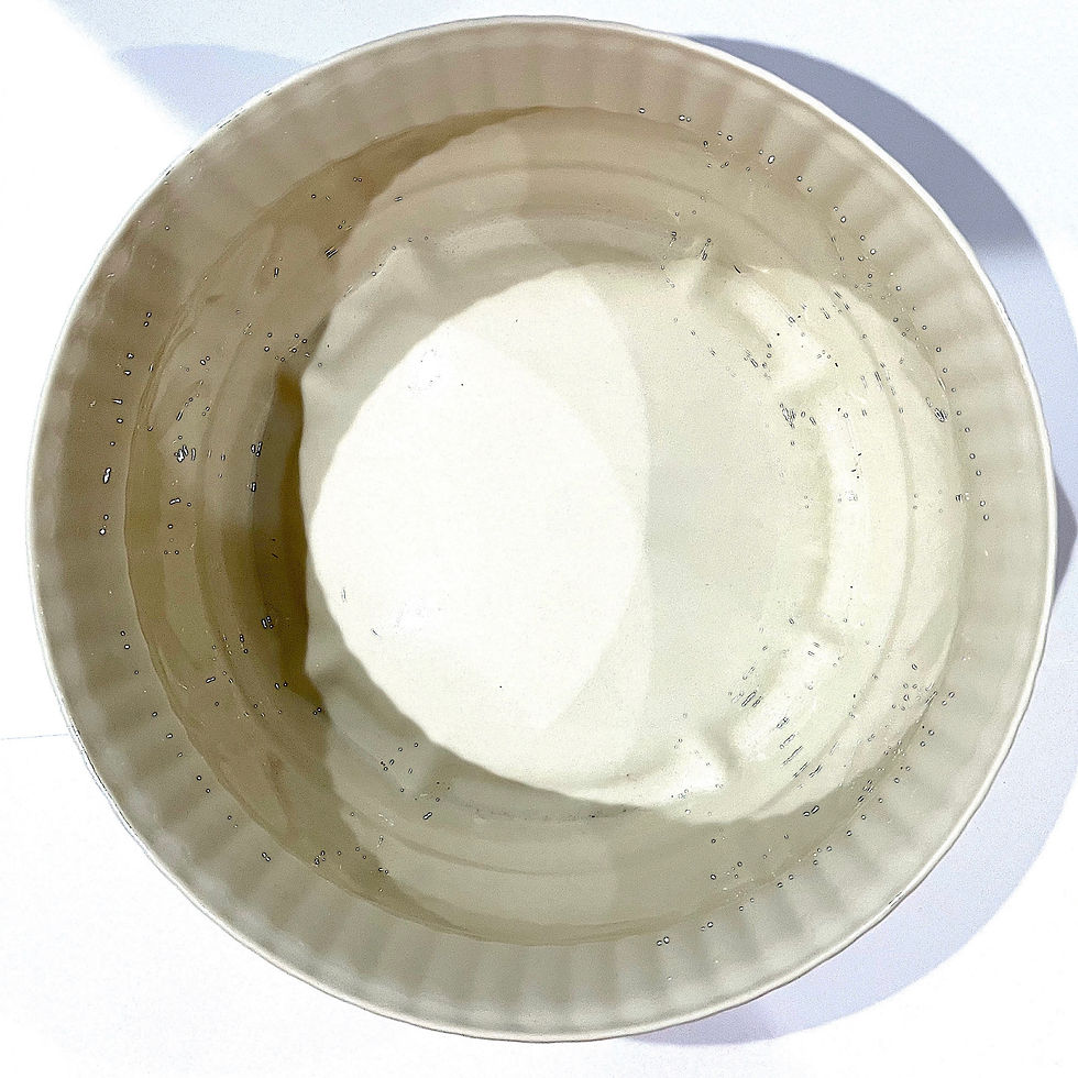 Thumbnail: SOLD: Belleek Ireland Nadine Fruit Bowl Hand-Painted With Shamrocks