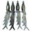 Thumbnail: Mid-20th Century Cast Silvered Metal Pheasants - Set of 4