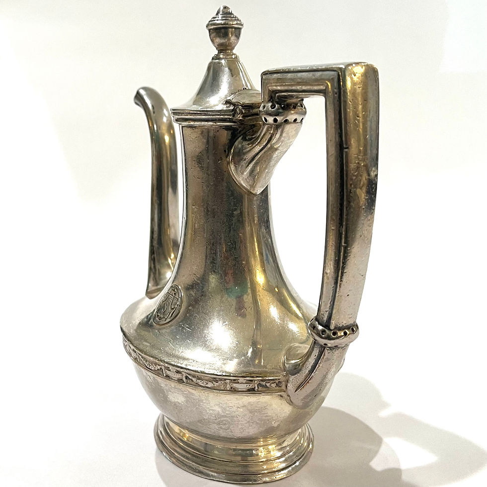 Thumbnail: Early 20th Century Hotel Silver Individual Teapot - Hotel Stadler